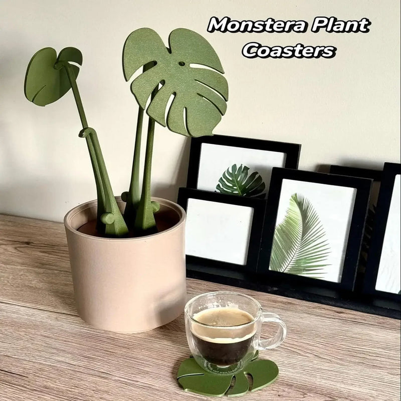 Monstera Jungle Drink Coasters