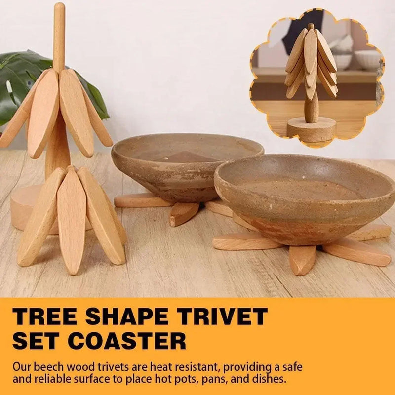 Tree Slice Stand Cup Holder