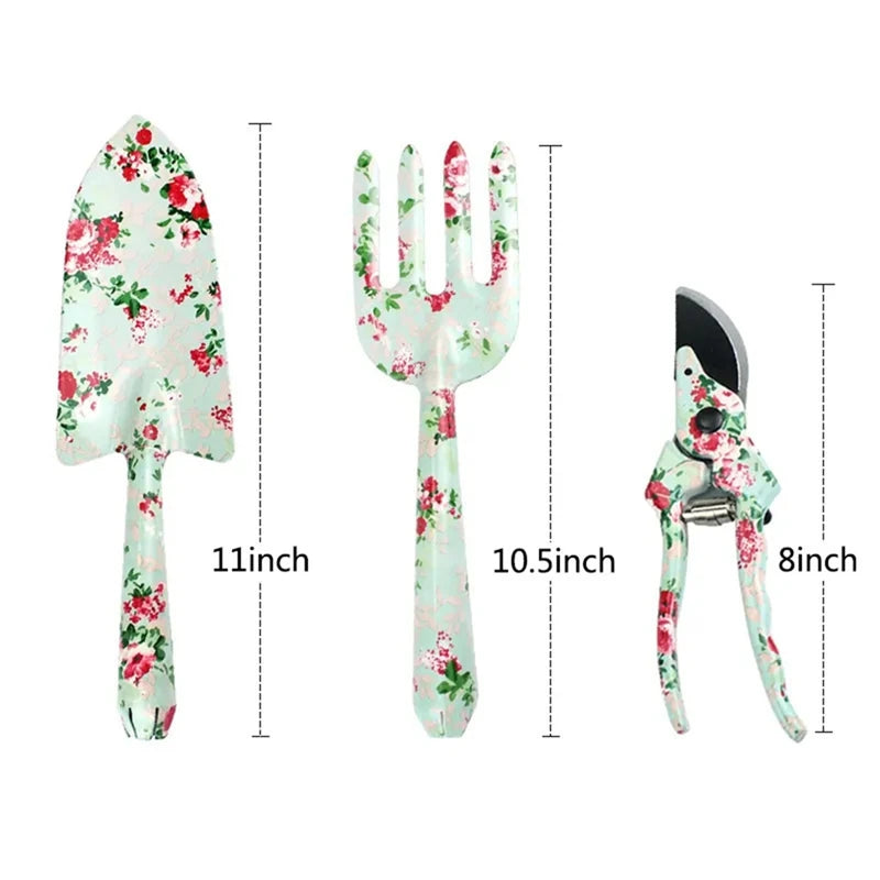 Floral Garden Tool Essentials Pack