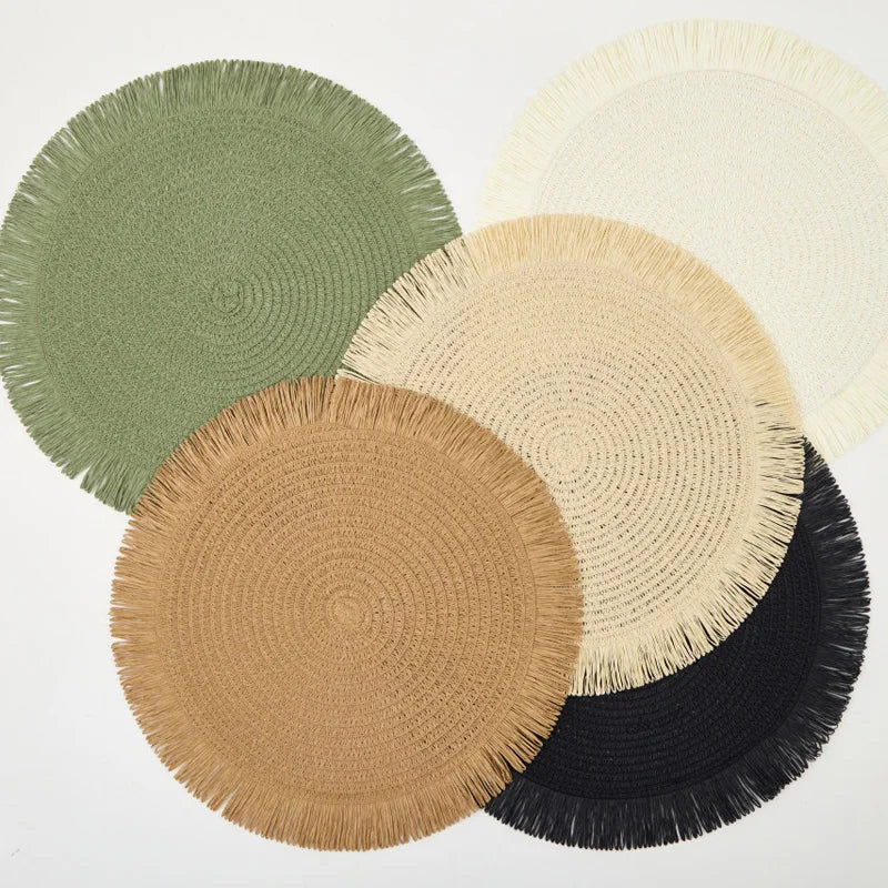 EcoFringe Round Placemat