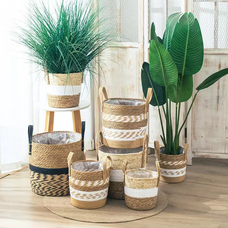 Natural Wicker Basket for Plants