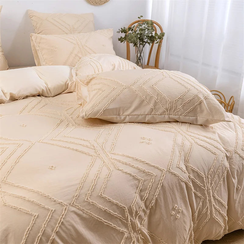 Boho Diamond Bedding Set