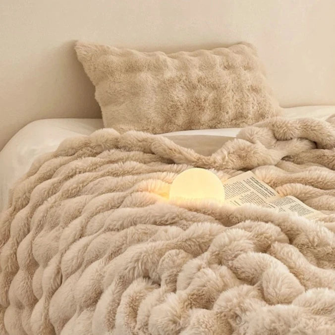 Bubble Plush Soft Blanket