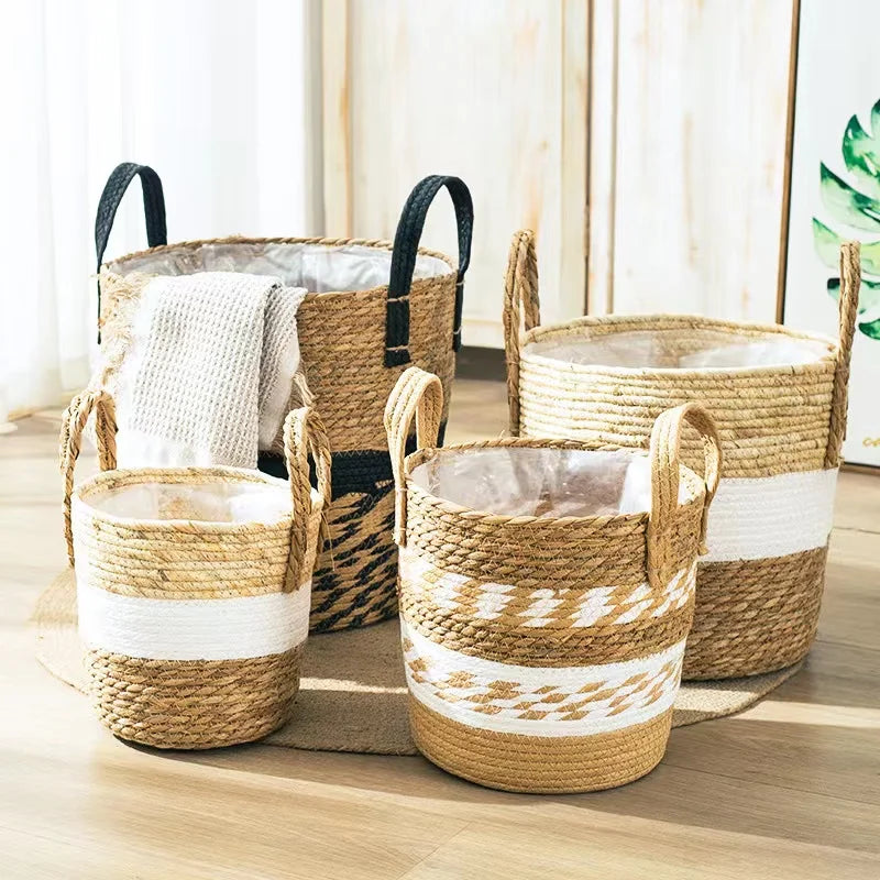 Natural Wicker Basket for Plants