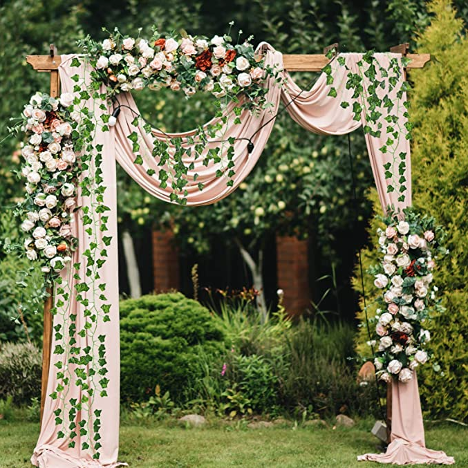 Elegant Hanging Green Leaf Strands