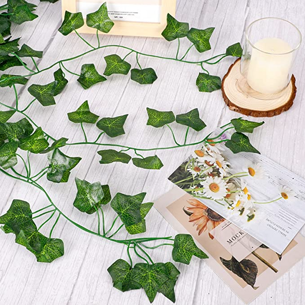 Elegant Hanging Green Leaf Strands