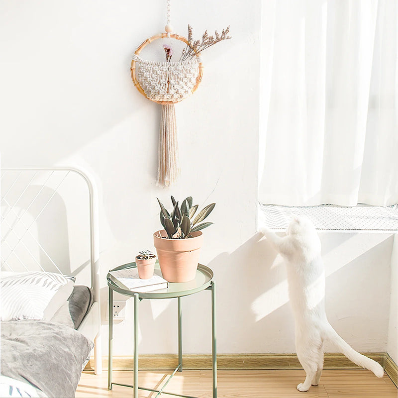 Scandi Circle Macrame Hanging