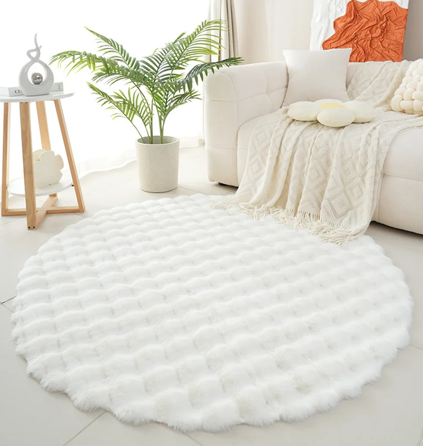 Round Plush Rug